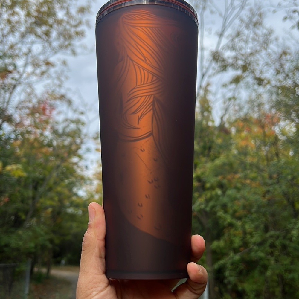EXCLUSIVE Starbucks Pike Place Amber Siren Tumbler 24 oz Seattle First S…